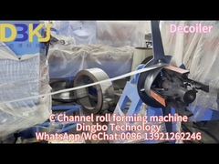 دستگاه شکل گیری رول C سفارشی با سوراخ کردن هیدرولیک